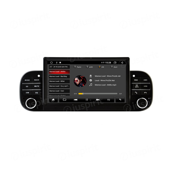ANDROID car radio navigator for Fiat Panda 2013-2020 CarPlay Android Car GPS USB WI-FI Bluetooth 4G LTE - Image 3