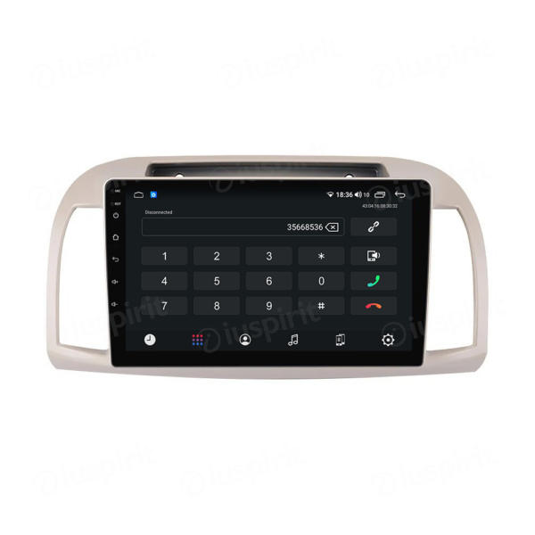 ANDROID autoradio navigatore per Nissan Micra K12 2002-2009 CarPlay Android Auto GPS USB WI-FI Bluetooth 4G LTE - immagine 2