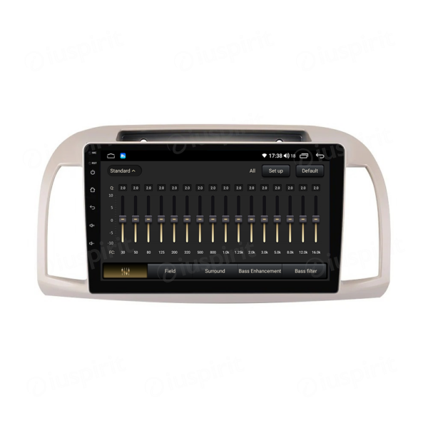 ANDROID autoradio navigatore per Nissan Micra K12 2002-2009 CarPlay Android Auto GPS USB WI-FI Bluetooth 4G LTE - immagine 3