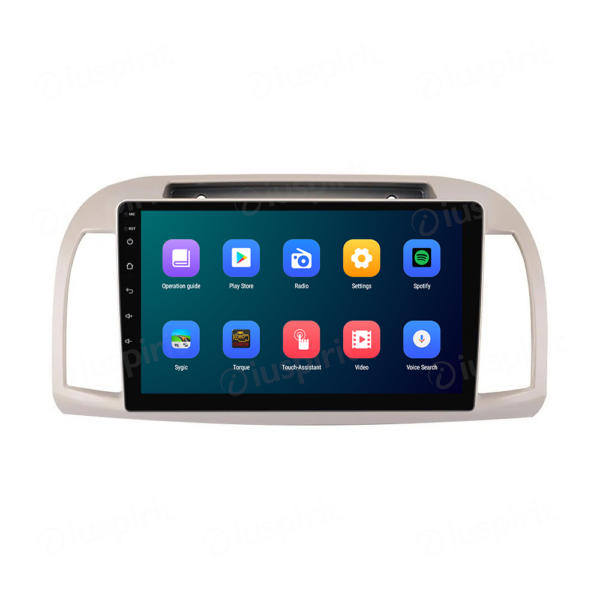 ANDROID autoradio navigatore per Nissan Micra K12 2002-2009 CarPlay Android Auto GPS USB WI-FI Bluetooth 4G LTE - immagine 5