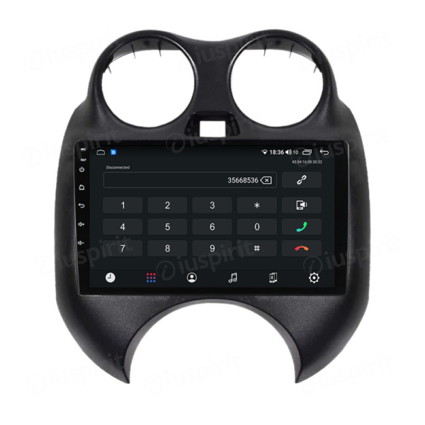 ANDROID autoradio navigatore per Nissan Micra 2010-2013 CarPlay Android Auto GPS USB WI-FI Bluetooth 4G LTE - immagine 2