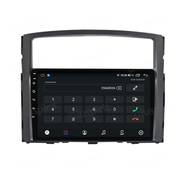 ANDROID autoradio navigatore per Mitsubishi Pajero 2006-2016 CarPlay Android Auto GPS USB WI-FI Bluetooth 4G LTE - immagine 2