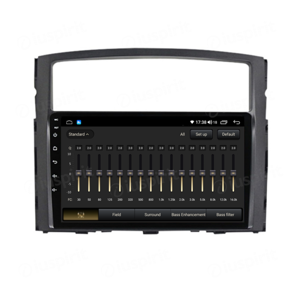 ANDROID autoradio navigatore per Mitsubishi Pajero 2006-2016 CarPlay Android Auto GPS USB WI-FI Bluetooth 4G LTE - immagine 3