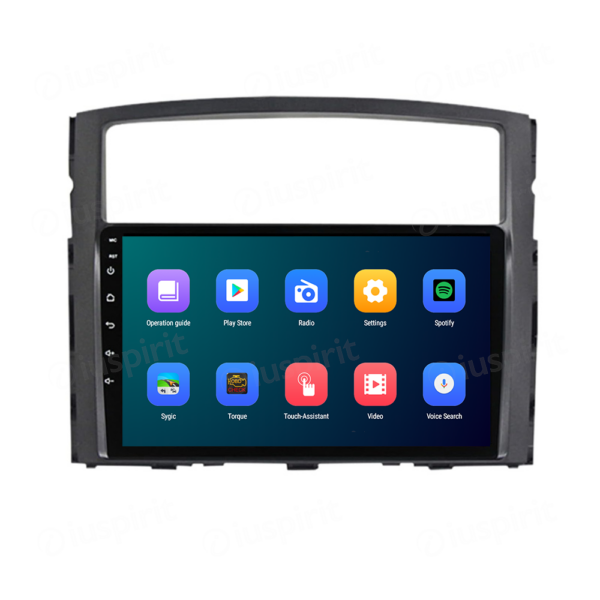 ANDROID autoradio navigatore per Mitsubishi Pajero 2006-2016 CarPlay Android Auto GPS USB WI-FI Bluetooth 4G LTE - immagine 4