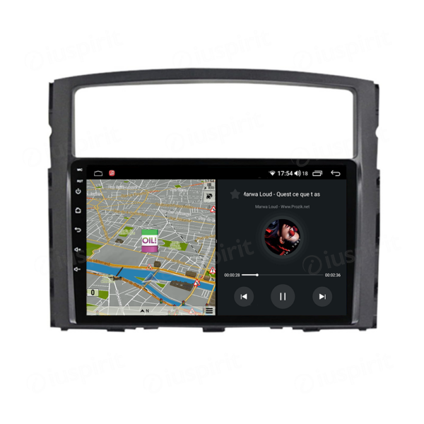ANDROID autoradio navigatore per Mitsubishi Pajero 2006-2016 CarPlay Android Auto GPS USB WI-FI Bluetooth 4G LTE - immagine 5