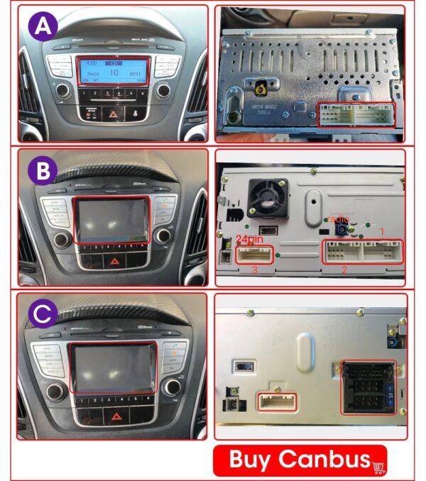 ANDROID car navigation system for Hyundai IX35 2009-2015 CarPlay Android Car GPS USB WI-FI Bluetooth 4G LTE - Image 8