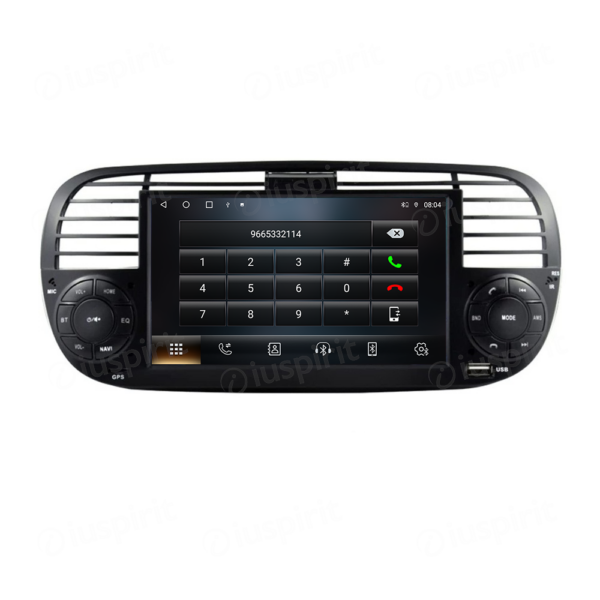 ANDROID car radio navigator for Fiat 500 Fiat Abarth 595 2007-2015 CarPlay Android Auto GPS USB WI-FI Bluetooth 4G LTE - Image 2