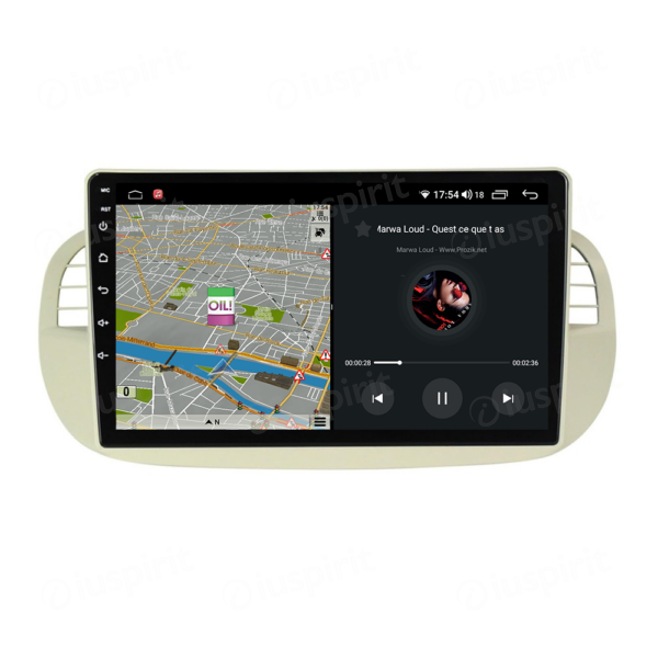 ANDROID car radio navigator for Fiat 500 Fiat Abarth 595 2007-2015 Android Auto GPS USB WI-FI Bluetooth 4G LTE - Image 4