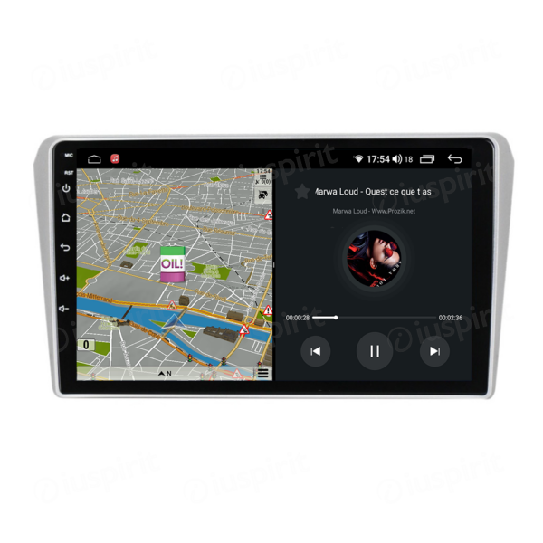 ANDROID autoradio navigatore per Toyota Avensis 2003-2008 CarPlay Android Auto GPS USB WI-FI Bluetooth 4G LTE - immagine 4