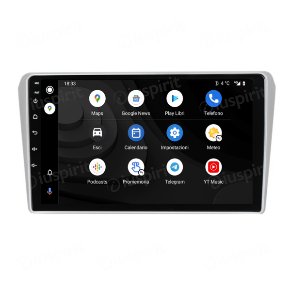ANDROID autoradio navigatore per Toyota Avensis 2003-2008 CarPlay Android Auto GPS USB WI-FI Bluetooth 4G LTE - immagine 6