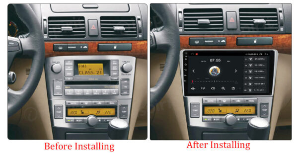 ANDROID autoradio navigatore per Toyota Avensis 2003-2008 CarPlay Android Auto GPS USB WI-FI Bluetooth 4G LTE - immagine 7