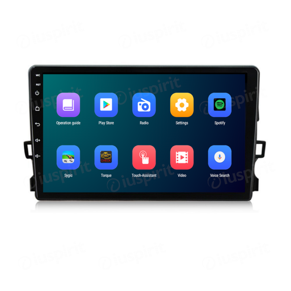 ANDROID autoradio navigatore per Toyota Auris 2006-2012 CarPlay Android Auto GPS USB WI-FI Bluetooth 4G LTE - immagine 5