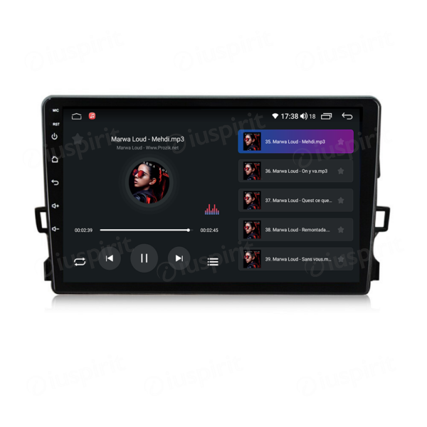 ANDROID autoradio navigatore per Toyota Auris 2006-2012 CarPlay Android Auto GPS USB WI-FI Bluetooth 4G LTE - immagine 6