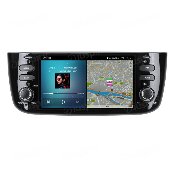 ANDROID car radio navigator for Fiat Punto Evo Fiat Street Fiat Punto Lounge CarPlay Android Auto GPS USB WI-FI Bluetooth 4G LTE - Image 4