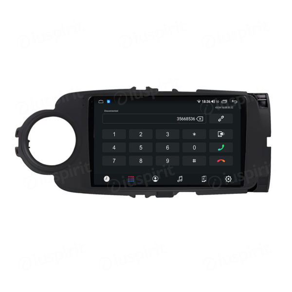 ANDROID autoradio navigatore per Toyota Yaris 2012-2017 CarPlay Android Auto GPS USB WI-FI Bluetooth 4G LTE - immagine 2