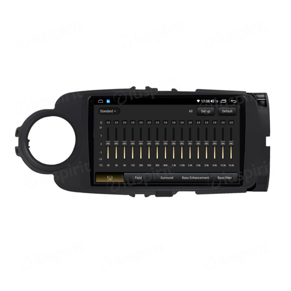 ANDROID autoradio navigatore per Toyota Yaris 2012-2017 CarPlay Android Auto GPS USB WI-FI Bluetooth 4G LTE - immagine 3