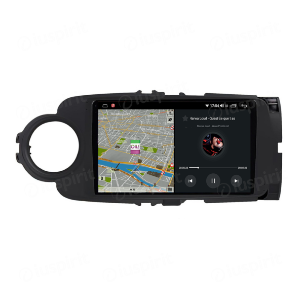 ANDROID autoradio navigatore per Toyota Yaris 2012-2017 CarPlay Android Auto GPS USB WI-FI Bluetooth 4G LTE - immagine 4