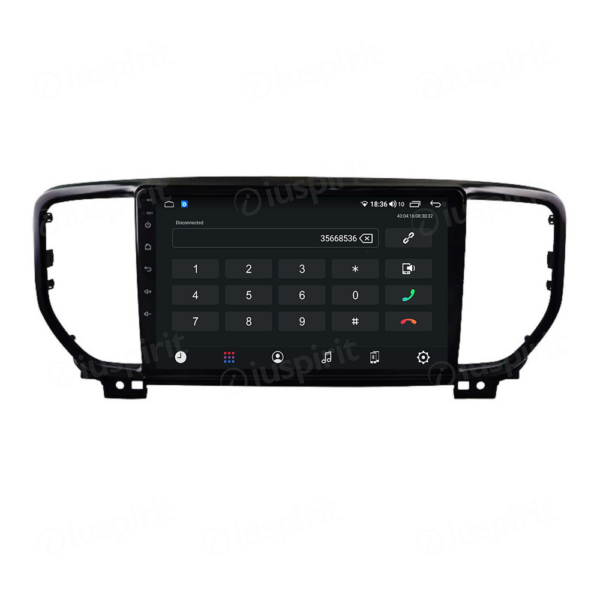 ANDROID autoradio navigatore per Kia Sportage 2016-2018 CarPlay Android Auto GPS USB WI-FI Bluetooth 4G LTE - immagine 2