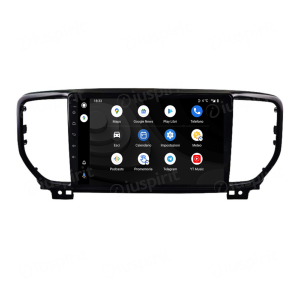 ANDROID autoradio navigatore per Kia Sportage 2016-2018 CarPlay Android Auto GPS USB WI-FI Bluetooth 4G LTE - immagine 6