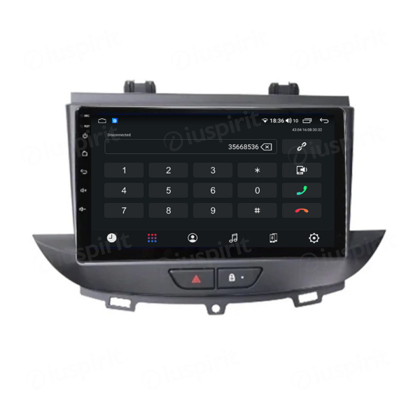 ANDROID car navigation system for Opel Grandland X Opel Crossland X 2016-2020 CarPlay Android Auto GPS USB WI-FI Bluetooth 4G LTE - Image 2