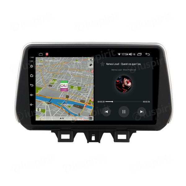ANDROID autoradio navigatore per Hyundai Tucson 2019-2021 CarPlay Android Auto GPS USB WI-FI Bluetooth 4G LTE - immagine 4