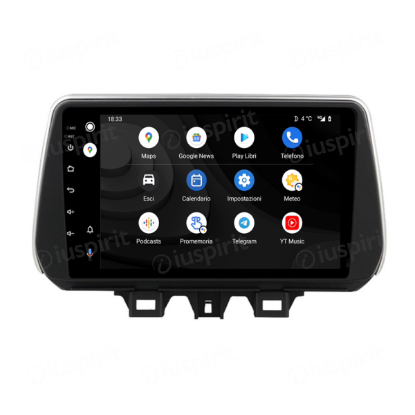 ANDROID autoradio navigatore per Hyundai Tucson 2019-2021 CarPlay Android Auto GPS USB WI-FI Bluetooth 4G LTE - immagine 6