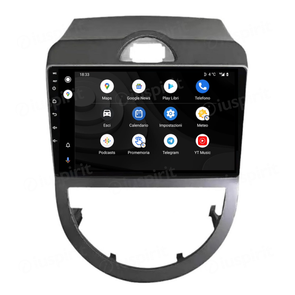 ANDROID autoradio navigatore per Kia Soul 2008-2013 CarPlay Android Auto GPS USB WI-FI Bluetooth 4G LTE - immagine 6