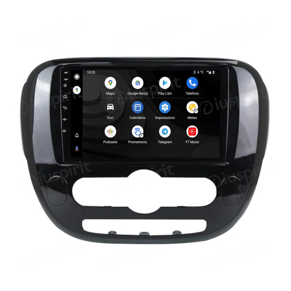 ANDROID autoradio navigatore per Kia Soul 2014-2018 CarPlay Android Auto GPS USB WI-FI Bluetooth 4G LTE - immagine 6