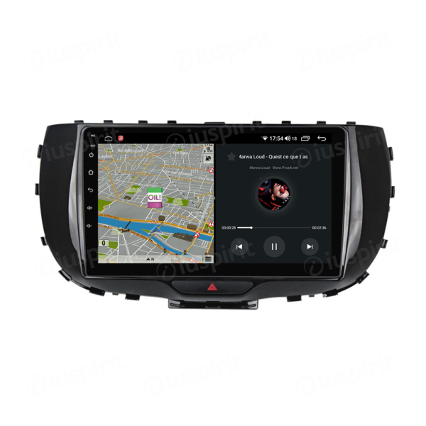 ANDROID autoradio navigatore per Kia Soul 2019-2020 CarPlay Android Auto GPS USB WI-FI Bluetooth 4G LTE - immagine 3