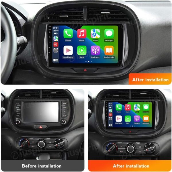 ANDROID autoradio navigatore per Kia Soul 2019-2020 CarPlay Android Auto GPS USB WI-FI Bluetooth 4G LTE - immagine 6