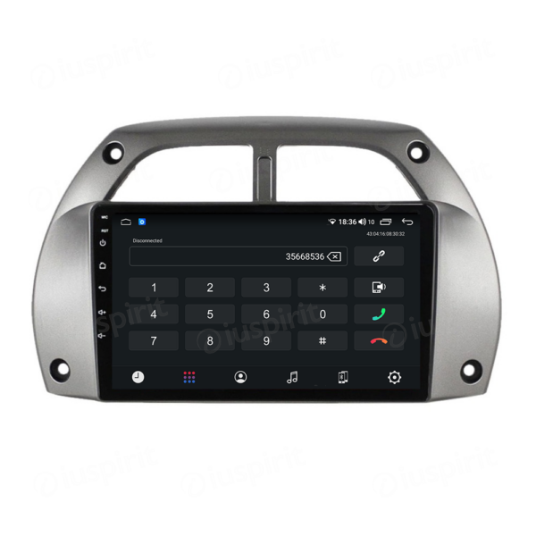ANDROID autoradio navigatore per Toyota RAV4 RAV-4 2001-2005 CarPlay Android Auto GPS USB WI-FI Bluetooth 4G LTE - immagine 2