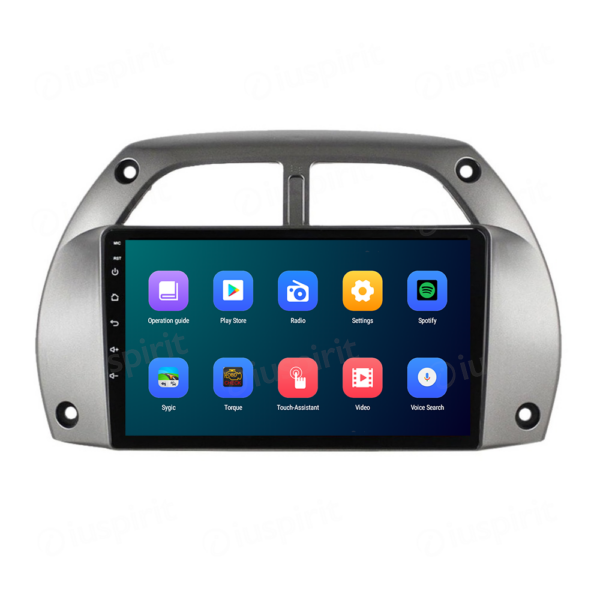 ANDROID autoradio navigatore per Toyota RAV4 RAV-4 2001-2005 CarPlay Android Auto GPS USB WI-FI Bluetooth 4G LTE - immagine 5