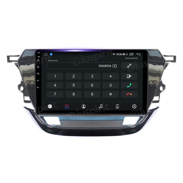 ANDROID autoradio navigatore per Opel Corsa F Opel Corsa D 2019-2023 CarPlay Android Auto GPS USB WI-FI Bluetooth 4G LTE - immagine 2