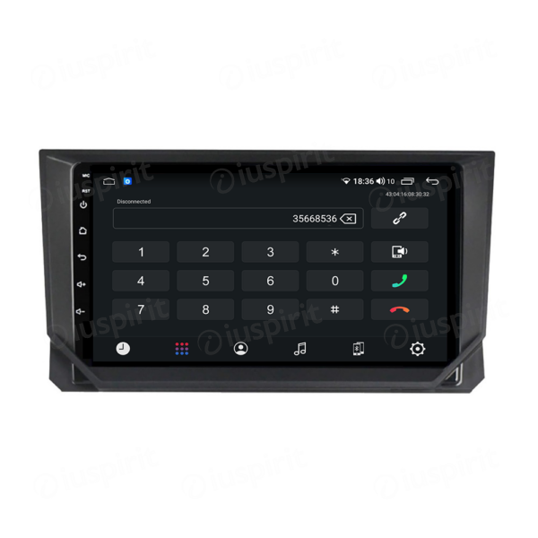 ANDROID autoradio navigatore per Seat Ibiza Seat Arona 2017-2021 CarPlay Android Auto GPS USB WI-FI Bluetooth 4G LTE - immagine 2