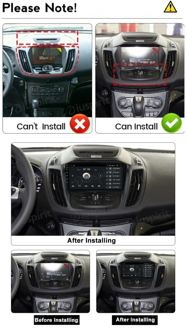 ANDROID car navigation system for Ford Kuga Ford C-Max Ford Escape CarPlay Android Car GPS USB WI-FI Bluetooth 4G LTE - Image 6