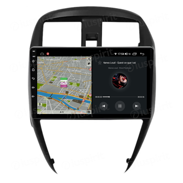 ANDROID autoradio navigatore per Nissan Micra 2014-2015 CarPlay Android Auto GPS USB WI-FI Bluetooth 4G LTE - immagine 3