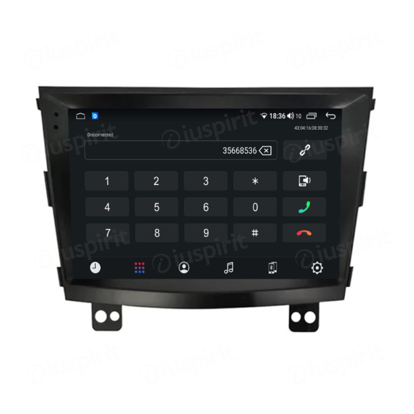 ANDROID autoradio navigatore per SsangYong Tivoli 2014-2018 CarPlay Android Auto GPS USB WI-FI Bluetooth 4G LTE - immagine 2
