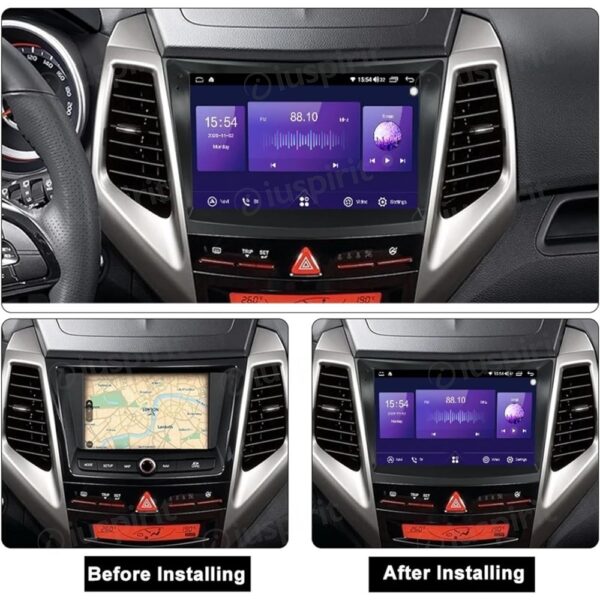 ANDROID autoradio navigatore per SsangYong Tivoli 2014-2018 CarPlay Android Auto GPS USB WI-FI Bluetooth 4G LTE - immagine 6