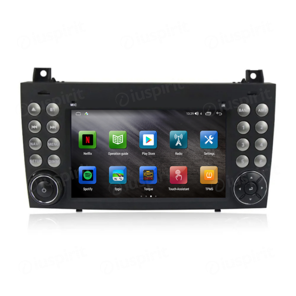 ANDROID autoradio navigatore per Mercedes Benz Classe SLK R171 W171 CarPlay Android Auto GPS USB WI-FI Bluetooth 4G LTE - immagine 5