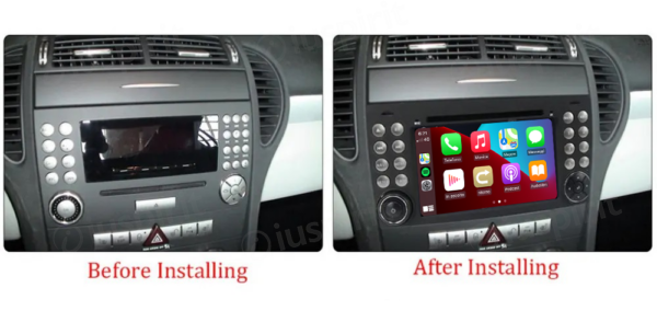 ANDROID autoradio navigatore per Mercedes Benz Classe SLK R171 W171 CarPlay Android Auto GPS USB WI-FI Bluetooth 4G LTE - immagine 6