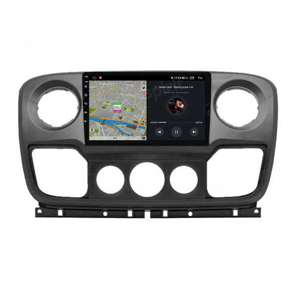 ANDROID autoradio navigatore per Renault Master Nissan NV400 Opel Movano 2010-2018 CarPlay Android Auto GPS USB WI-FI Bluetooth 4G LTE - immagine 3