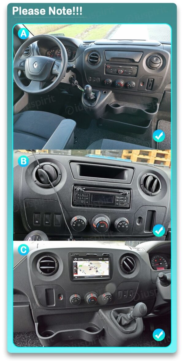 ANDROID autoradio navigatore per Renault Master Nissan NV400 Opel Movano 2010-2018 CarPlay Android Auto GPS USB WI-FI Bluetooth 4G LTE - immagine 7