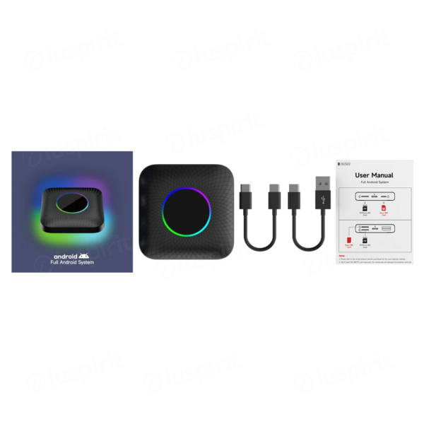 Android Auto CarPlay Ai BOX Wireless per Mercedes BMW Audi Volkswagen Ford Toyota Kia Wireless CarPlay BOX - immagine 5