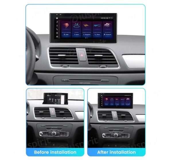 ANDROID navigator for Audi Q3 2013-2018 CarPlay Android Auto 10.25 inch 4GB RAM 64GB ROM Octa-Core Bluetooth GPS WI-FI - Image 8