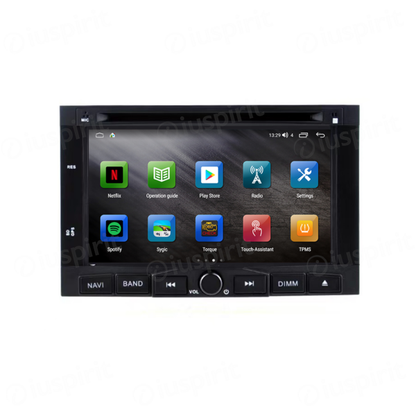 ANDROID autoradio navigatore per Peugeot Partner 3008 5008 Expert Citroen Berlingo Jumpy Fiat Scudo Toyota Proace CarPlay Android Auto GPS USB WI-FI Bluetooth 4G LTE - immagine 4