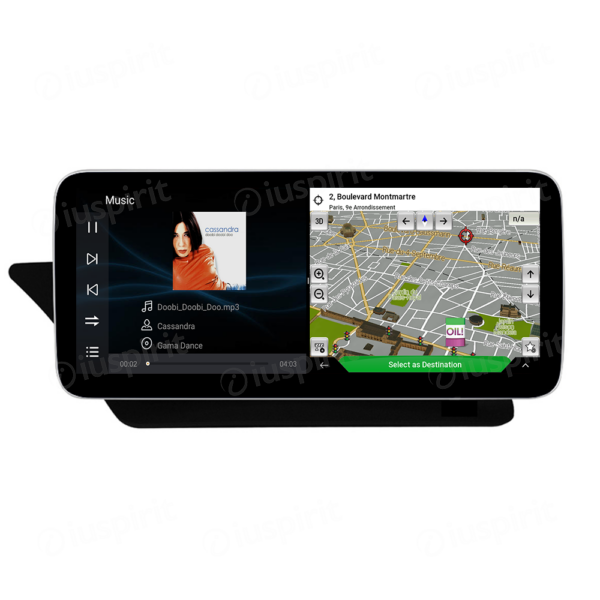 ANDROID navigator for Mercedes E-Class W207 A207 NTG 5.0 CarPlay Android Auto 4GB RAM 64GB ROM Octa-Core Bluetooth GPS WI-FI - Image 2