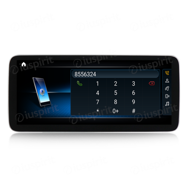 ANDROID navigatore per Mercedes Classe C W205 Classe GLC X253 Classe V W446 Classe X NTG 5.5 CarPlay Android Auto 4GB RAM 64GB ROM Octa-Core Bluetooth GPS WI-FI - immagine 4