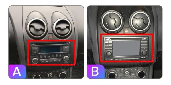 ANDROID autoradio navigatore per Nissan Qashqai J10 2007-2013 CarPlay Android Auto GPS USB WI-FI Bluetooth 4G LTE - immagine 8