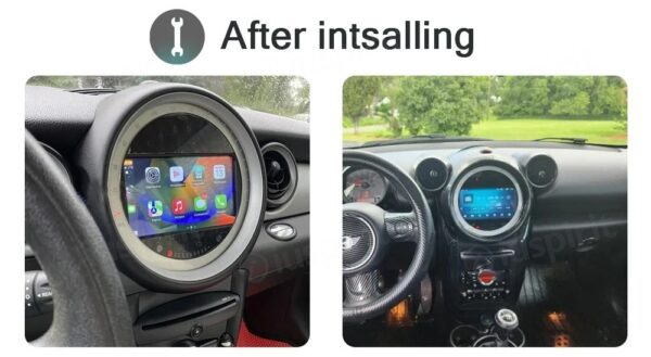 ANDROID autoradio navigatore per MINI COOPER R55 MINI R56 MINI R57 MINI Countryman R60 CarPlay Android Auto GPS USB WI-FI Bluetooth 4G LTE - immagine 7