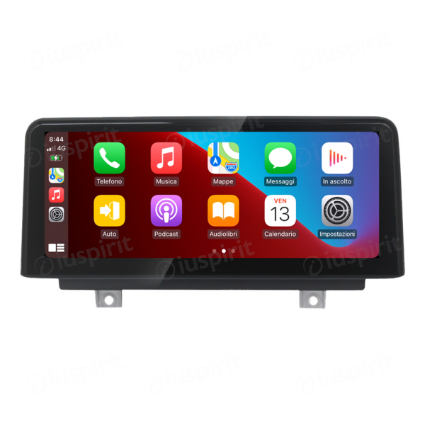 ANDROID navigatore per BMW Serie 1 F20 2017-2019 Sistema EVO CarPlay Android Auto WI-FI GPS 4G LTE Bluetooth 4GB RAM 64GB ROM